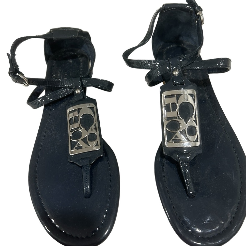 Coach Sandals color Blue Size 7.